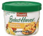 Campbell's&nbsp;Select Harvest&nbsp;mexican style chicken tortilla soup, light, 50% fewer calories than regular ready to serve soup Center Front Picture