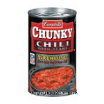 Campbell's&nbsp;Chunky&nbsp;chili with beans, firehouse!, hot & spicy beef & bean chili Center Front Picture