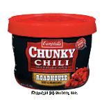 Campbell's&nbsp;Chunky Chili&nbsp;Roadhouse Beef & Bean Center Front Picture