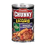 Campbell's&nbsp;Fully Loaded&nbsp;rigatoni & meatballs ready to serve soup Center Front Picture