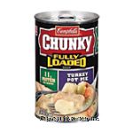 Campbell's&nbsp;Fully Loaded&nbsp;turkey pot pie ready to serve soup Center Front Picture