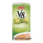 Campbell's&nbsp;V8&nbsp;southwestern corn soup Center Front Picture