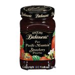 Dickinson's&nbsp;&nbsp;pure pacific mountain strawberry preserves Center Front Picture