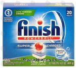 Electrasol&nbsp;3 in 1 tabs&nbsp;fresh scent automatic dishwasher detergent, 20-tabs, equals 60-ounces of powder Center Front Picture