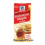 McCormick Flavor Imitation Maple Center Front Picture