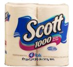 Scott  unscented bathroom tissue, one-ply Center Front Picture