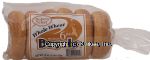Bakery Select&nbsp;&nbsp;whole wheat pre sliced bagels, 6-count Center Front Picture