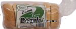 Bakery Select&nbsp;&nbsp;onion pre sliced bagels, 6 pack Center Front Picture