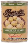 Borrelli&nbsp;Imported&nbsp;regular artichoke hearts in water Center Front Picture