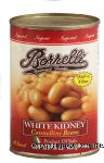 Borrelli&nbsp;&nbsp;white kidney beans, cannellini bianchi Center Front Picture