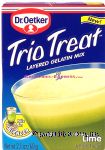 Dr. Oetker&nbsp;Trio Treat&nbsp;lime layered gelatin mix Center Front Picture