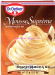 Dr. Oetker&nbsp;Mousse Supreme&nbsp;french vanilla premium mousse mix Center Front Picture