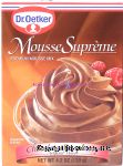 Dr. Oetker&nbsp;Mousse Supreme&nbsp;chocolate raspberry flavor premium mousse mix Center Front Picture