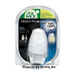 Air Wick&nbsp;Hidden Pleasures&nbsp;nite light scented oil warmer, discreet frosted glass look, fragrance seperately Center Front Picture