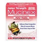 Children's Mucinex &nbsp;Expectorant&nbsp;Junior Strength Mini-Melts Bubble Gum Flavor Center Front Picture