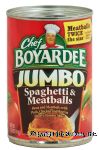 Chef Boyardee&nbsp;Jumbo Spaghetti & Meatballs&nbsp;In Hearty Tomato Sauce Center Front Picture