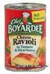 Chef Boyardee&nbsp;Ravioli&nbsp;cheese in tomato & meat sauce Center Front Picture