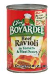 Chef Boyardee&nbsp;Beef Ravioli&nbsp;In Tomato & Meat Sauce Center Front Picture