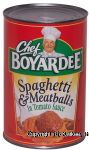 Chef Boyardee&nbsp;&nbsp;spaghetti & meatballs in tomato sauce Center Front Picture