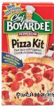 Chef Boyardee&nbsp;Pizza Kit&nbsp;pepperoni pizza sauce with pepperoni crust mix & grated cheeses makes a 12 Center Front Picture