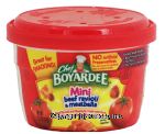 Chef Boyardee&nbsp;Mini&nbsp;mini beef ravioli & meatballs in tomato sauce Center Front Picture