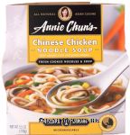 Annie Chun's&nbsp;&nbsp;chinese chicken noodle soup with carrots, corn and green onions Center Front Picture