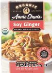 Annie Chun's&nbsp;organic&nbsp;soy ginger noodles & sauce; soba noodles with soy ginger sauce Center Front Picture