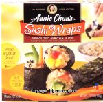 Annie Chun's&nbsp;Sushi Wraps&nbsp;sprouted brown rice includes wraps, rice bowl, and soy sauce, makes 10 pieces Center Front Picture