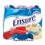 Ensure Plus Balanced Nutrition Shake Homemade Vanilla 8 Oz Center Front Picture