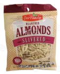 Our Family  slivered almonds, blanched Center Front Picture