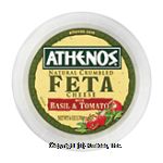 Athenos&nbsp;&nbsp;feta cheese with basic & tomato, natural crumbled Center Front Picture