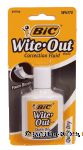 Bic&nbsp;Wite-Out&nbsp;quick dry correction fluid, foam brush Center Front Picture