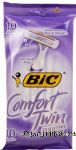 Bic&nbsp;Comfort Twin&nbsp;disposable razors for sensitive skin Center Front Picture