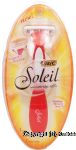 Bic&nbsp;Soleil&nbsp;razor with cartridge refills, soothing moisture strip, 1 razor, 2 cartridges, 1 shower holder Center Front Picture