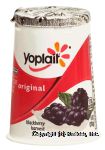 Yoplait&nbsp;Original&nbsp;lowfat blackberry harvest yogurt, 99% fat free Center Front Picture