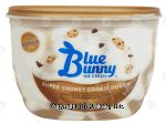Blue Bunny  super chunky cookie dough ice cream Center Front Picture