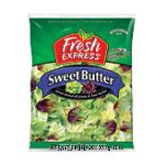 Fresh Express Sweet Butter Salad Blend Sweet Blend Of Green & Red Butter Center Front Picture