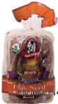 Aunt Mille&nbsp;Organic&nbsp;whole grain flax seed sliced bread loaf Center Front Picture