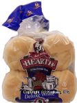 Aunt Mille&nbsp;Deluxe&nbsp;white hamburger buns, 8-count Center Front Picture