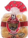 Aunt Milie's&nbsp;Home Style&nbsp;white hamburger buns, 8-count Center Front Picture