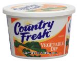 Country Fresh&nbsp;&nbsp;vegetable dip made with sour cream Center Front Picture