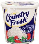 Country Fresh&nbsp;&nbsp;large curd cottage cheese 4% milkfat min. Center Front Picture