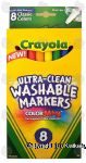 Crayola&nbsp;&nbsp;washable markers, 8 classic colors, non-toxic Center Front Picture