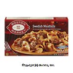 Boston Market Home Style Meals&nbsp;Swedish Meatballs&nbsp;In A Rich Sour Cream & White Wine Sauce w/Noodles Center Front Picture