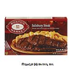 Boston Market Home Style Meals&nbsp;Salisbury Steak&nbsp;w/Mushroom Gravy & Macaroni & Cheese Center Front Picture