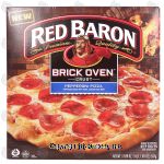Red Baron&nbsp;Brick Oven Crust&nbsp;pepperoni pizza Center Front Picture