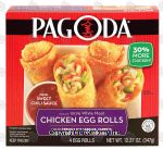 Asian Sensations&nbsp;Egg Rolls&nbsp;White Meat Chicken 4 Ct Center Front Picture