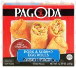 Asian Sensations&nbsp;Egg Rolls&nbsp;Pork & Shrimp 4 Ct Center Front Picture