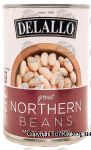 Delallo&nbsp;&nbsp;great northern beans Center Front Picture