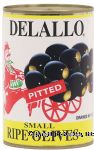 Delallo&nbsp;&nbsp;small pitted olives ripe Center Front Picture
